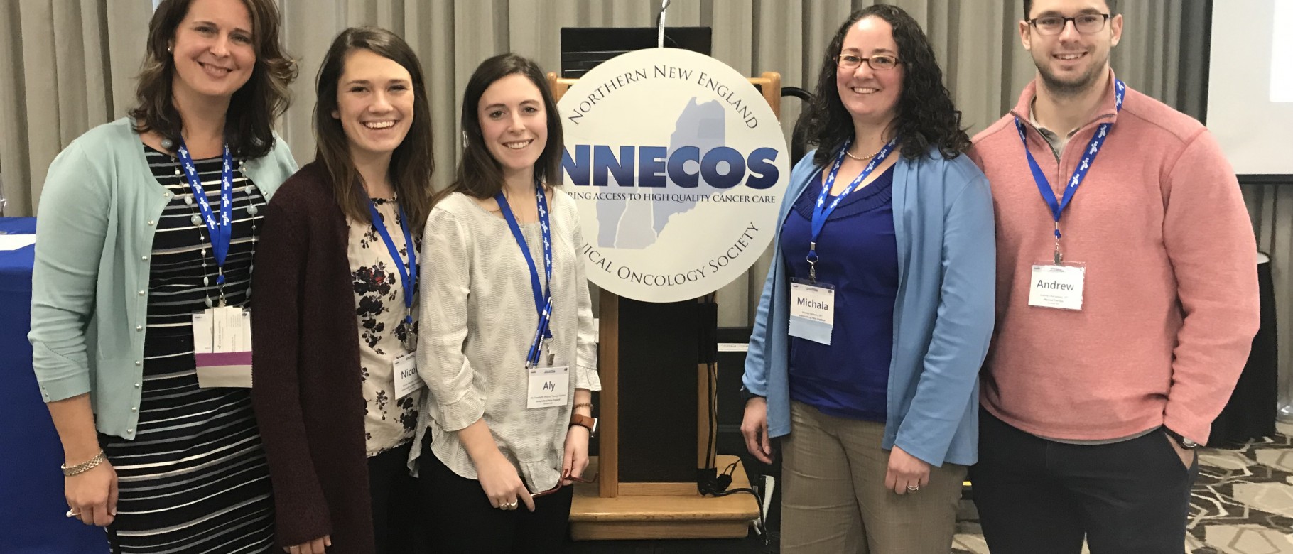 Doctor of Physical Therapy students represent UNE at regional oncology conference 