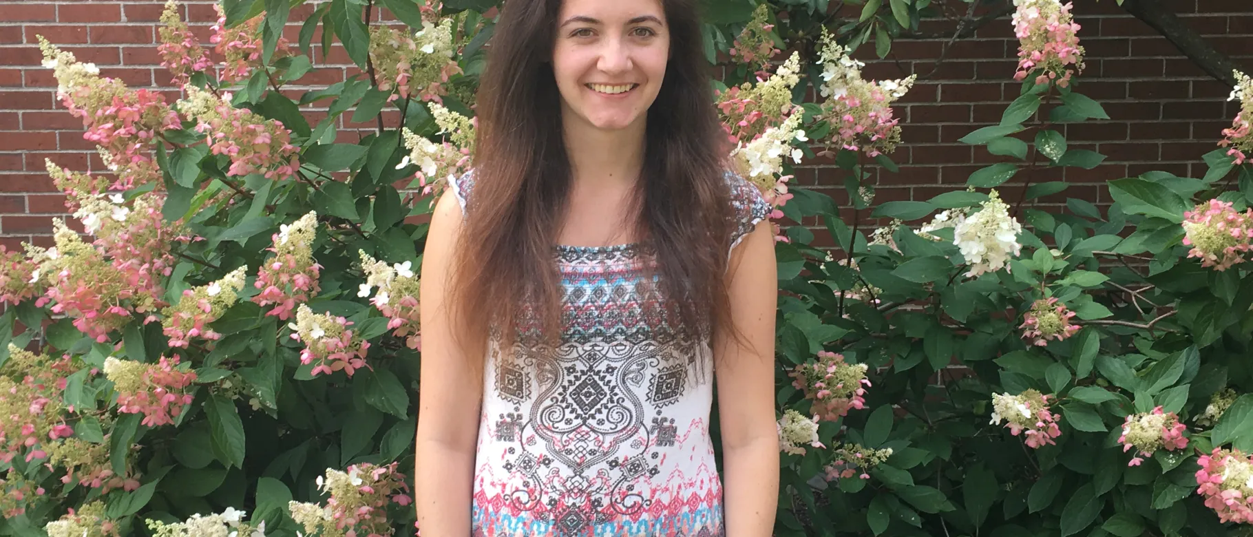 Jessica White is the first UNE student to present at MathFest