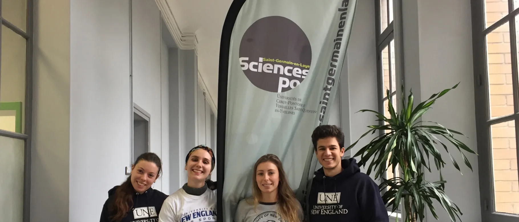 L-R: Clotilde Rispal, Solenne Prat, Julie Caron and Vincent Seroussi