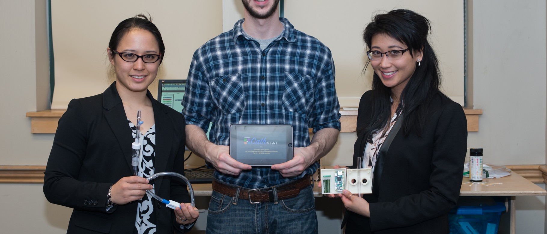 First place Innovation Challenge winners L-R: Sophia Chan, Daniel Morganielli and Tiffany Cheung