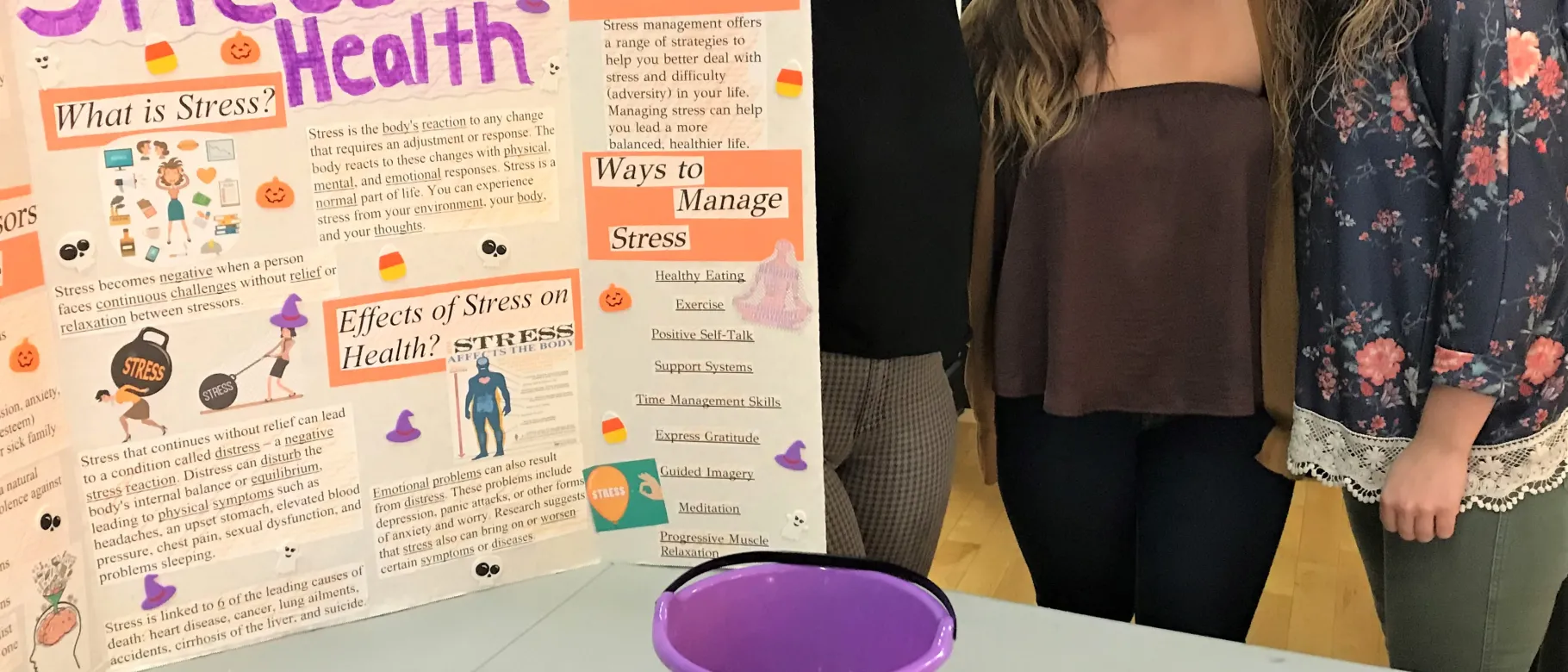 From left: Madeline Gendron (HWOS ’20), Deanna Padilla (HWOS ’20), and Meagan Accardi (HWOS ’20)