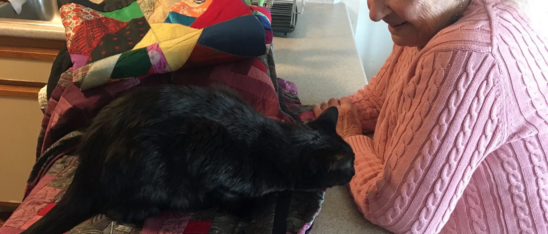 Atwood most recently interviewed 92 year-old Leona, who lives with macular degeneration.