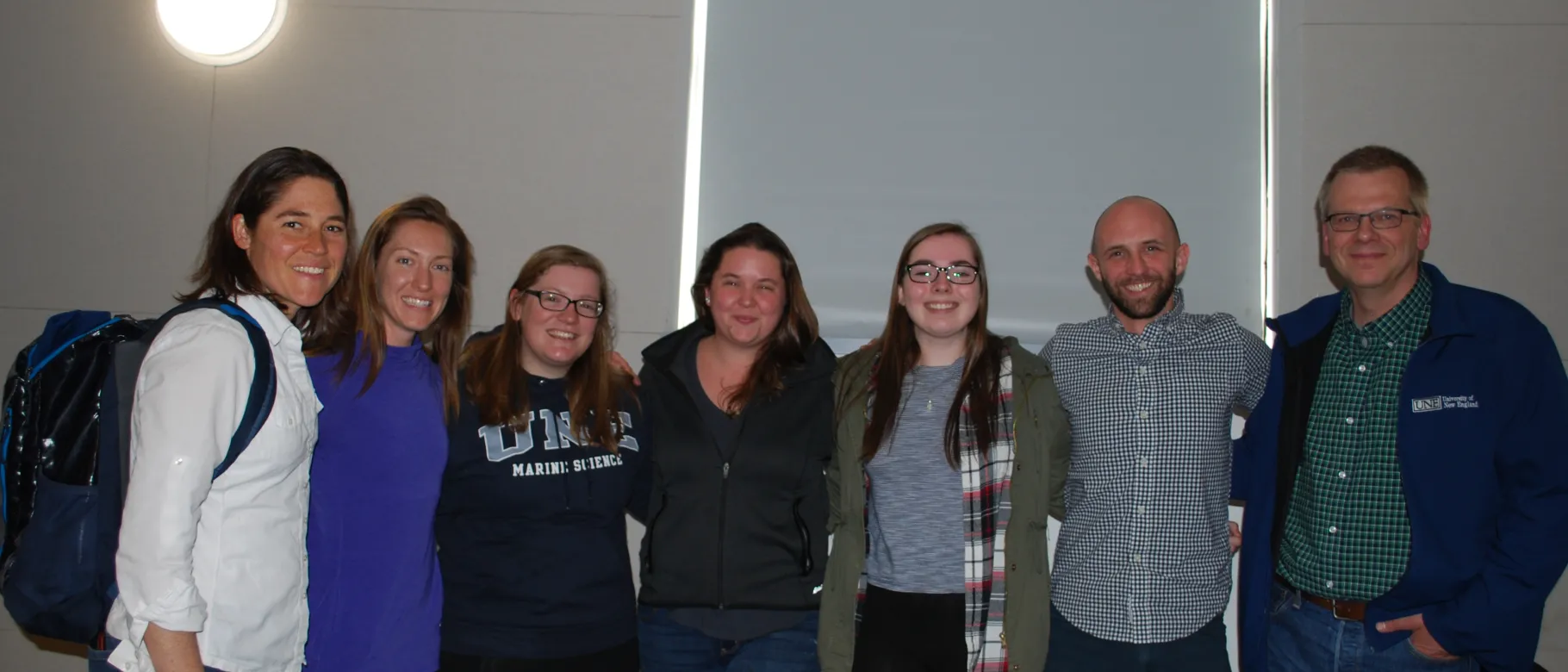 UNE students and faculty attend annual Estuarine Research meeting in New Hampshire.