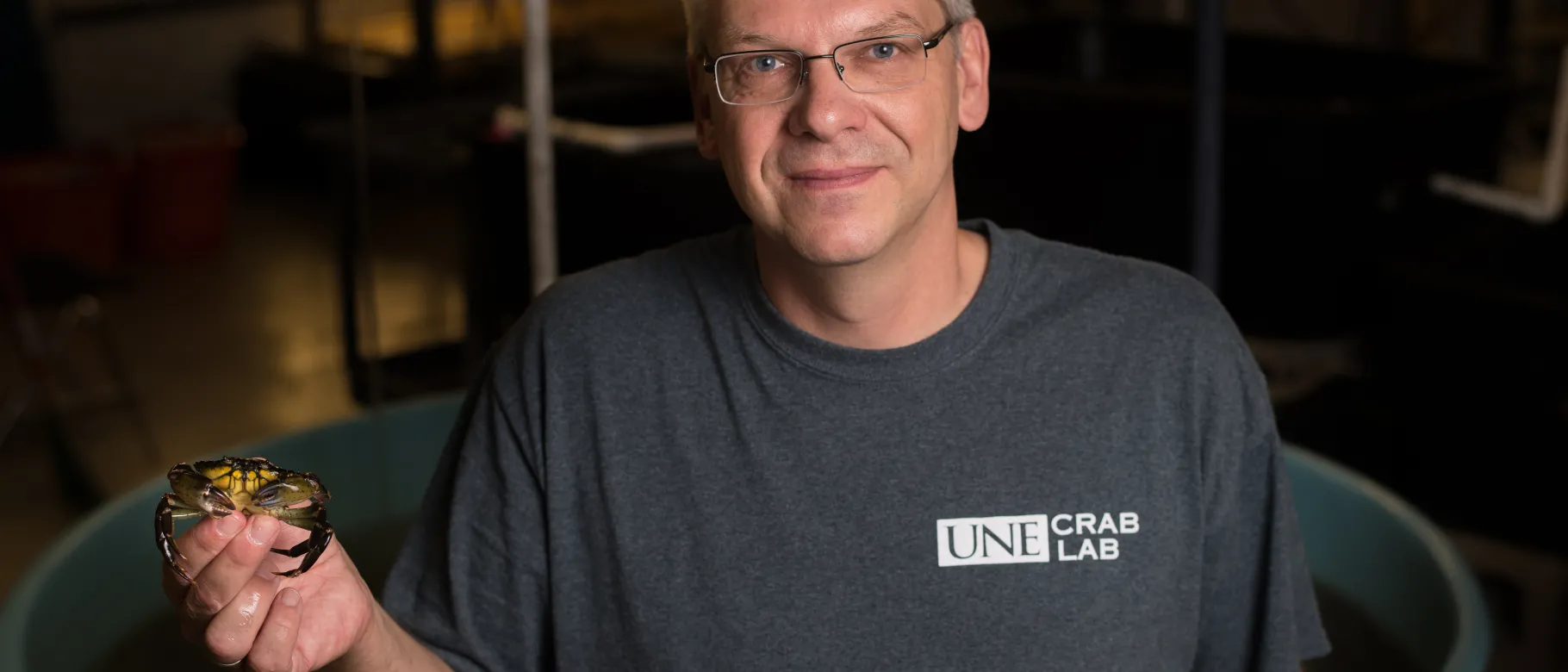 Markus Frederich's role in the project will be detecting and monitoring invasive marine species, including green crabs