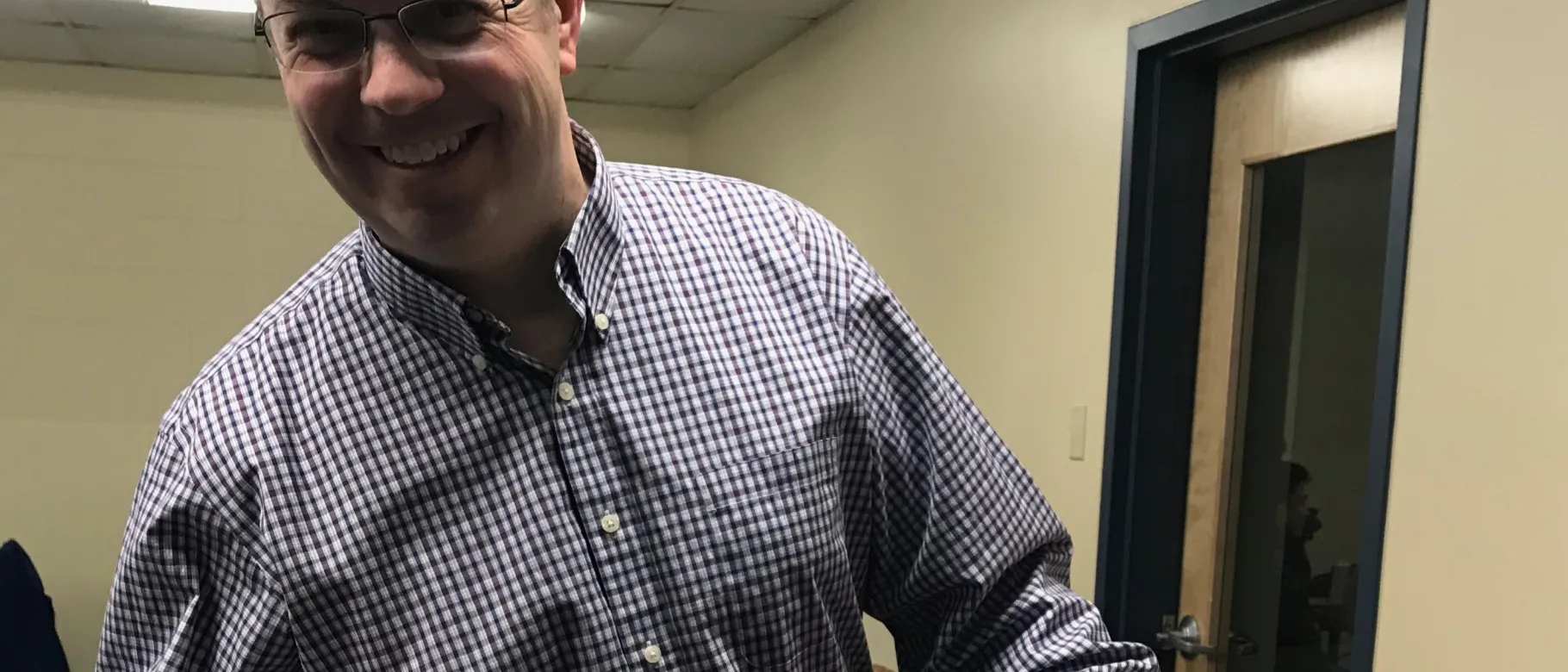 Physician Assistant student William McNamara made a quilt to connect with his patients