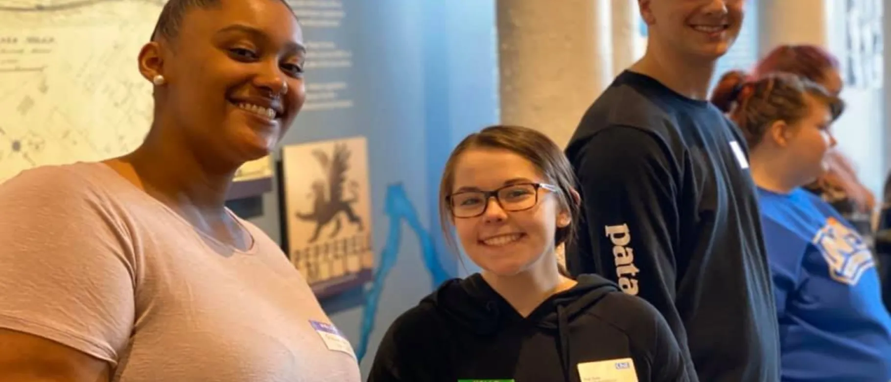 Sixteen UNE students volunteered during the Soup-er fundraising event in Biddeford