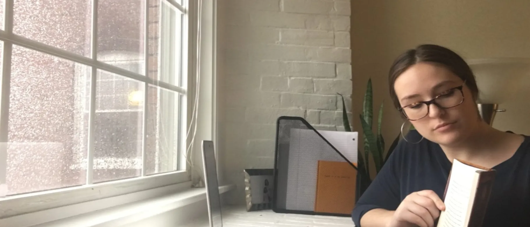 Noelle Nee is teaching students online in her role as a long-term substitute teacher in Old Orchard Beach