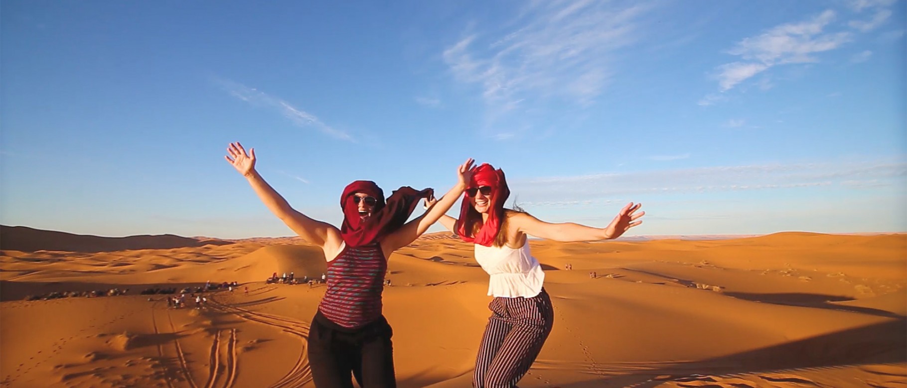 UNE Morocco students journey to the Sahara