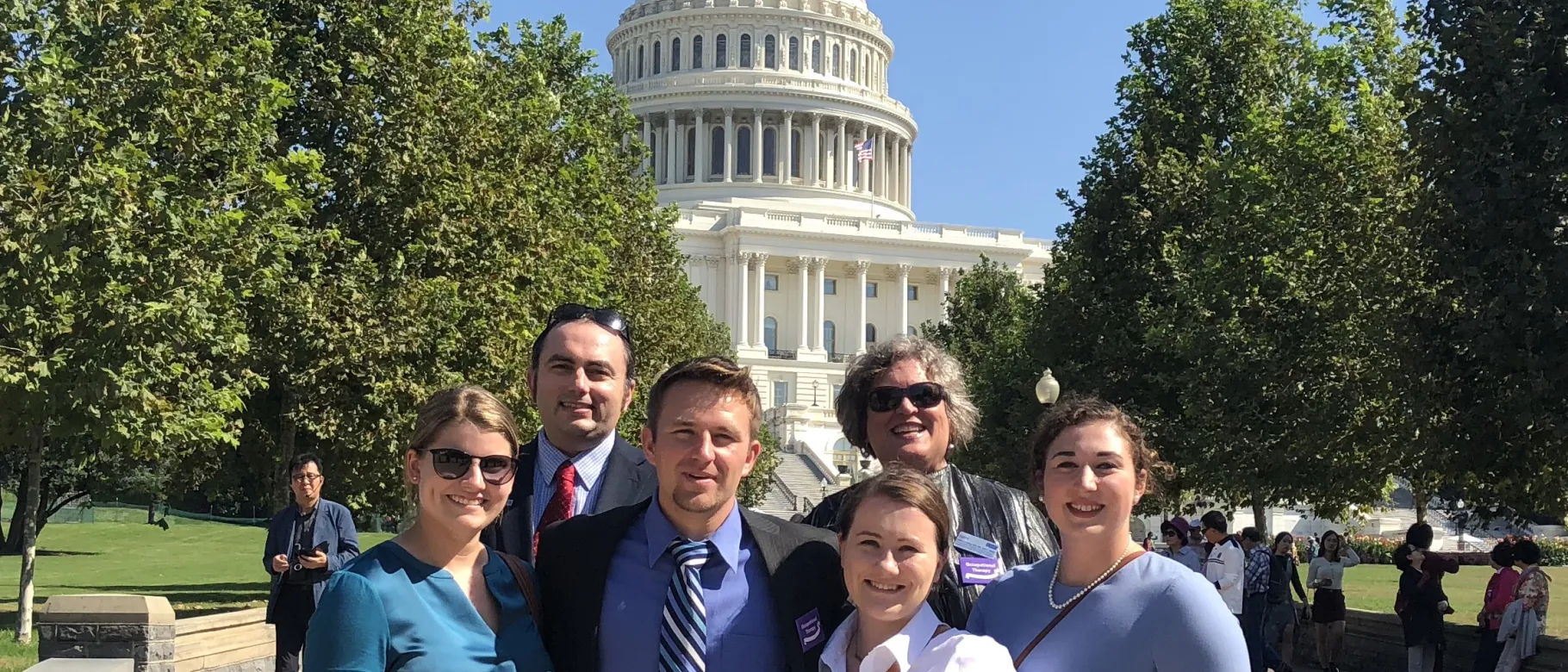 UNE Occupational Therapy Students meet with members of Congress on Capitol Hill