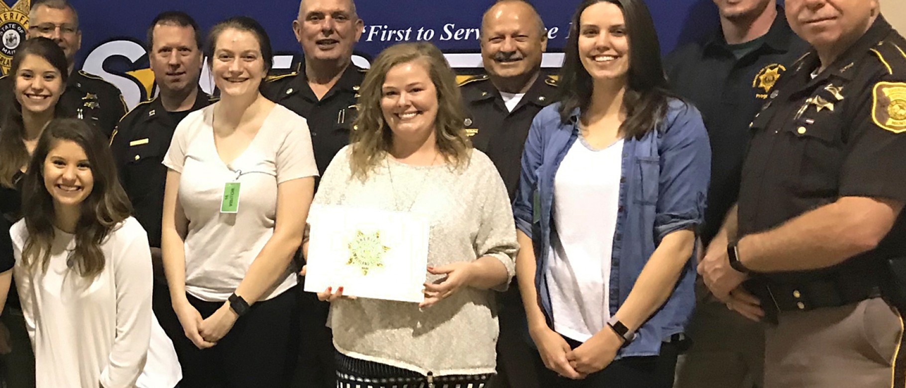 Student and faculty recipients of 2018 Volunteer Appreciation Award