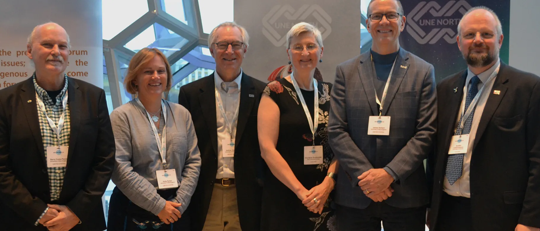 Members of the UNE delegation with partners from Hólar University College and the University of Akureyri