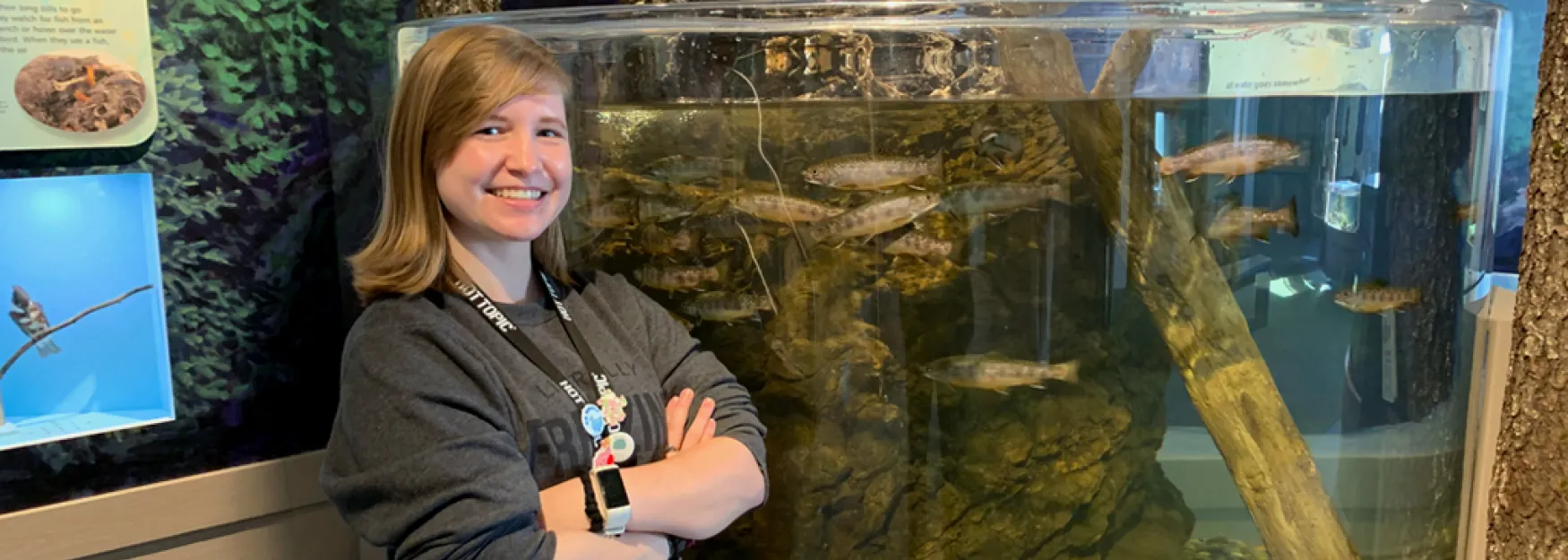 Banner shot of U N E student Ashlee Griffith