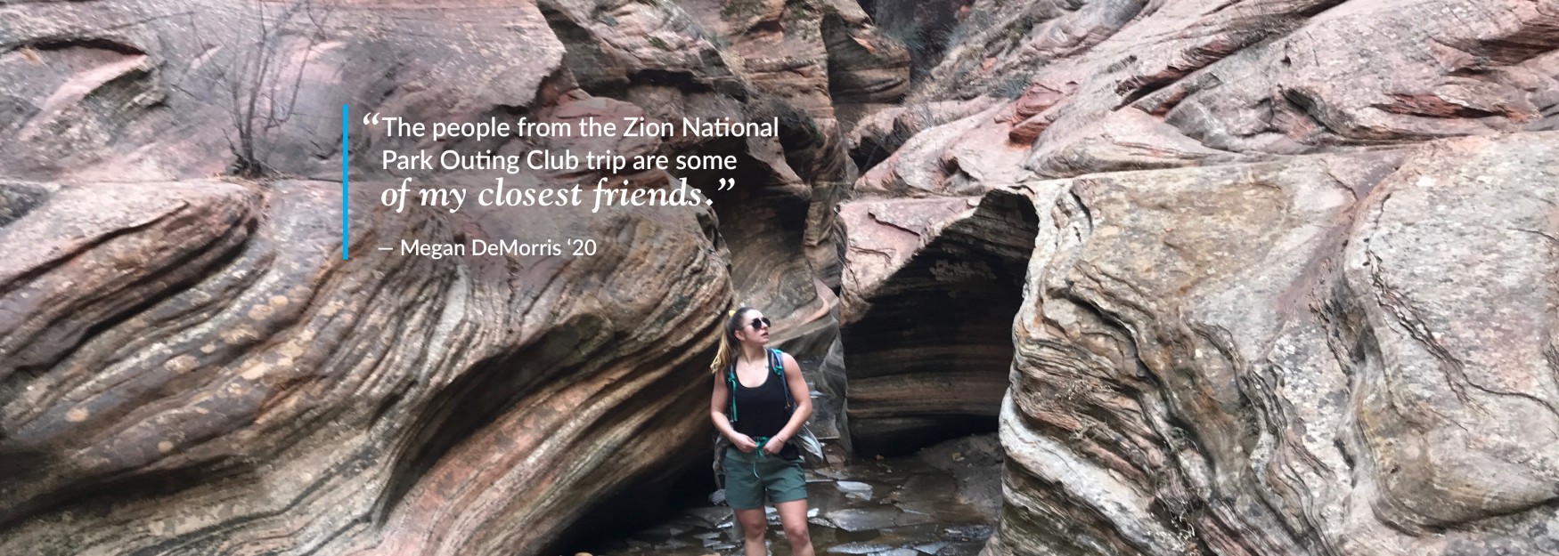 Megan at Zion National Park