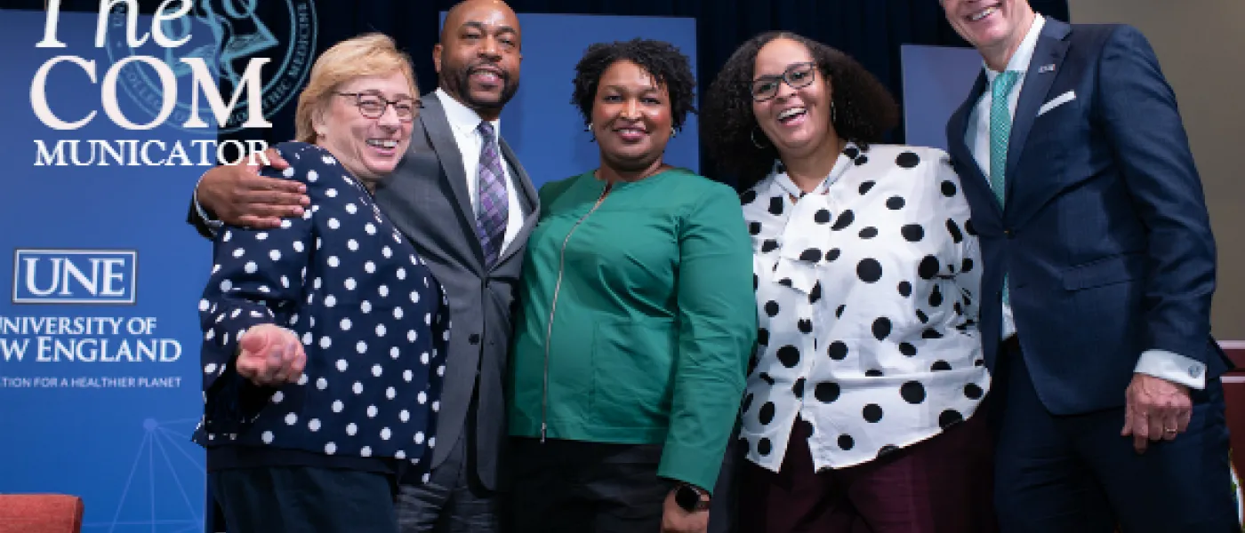 cover of volume three of the 2019-20 edition of the college of osteopathic medicine newletter