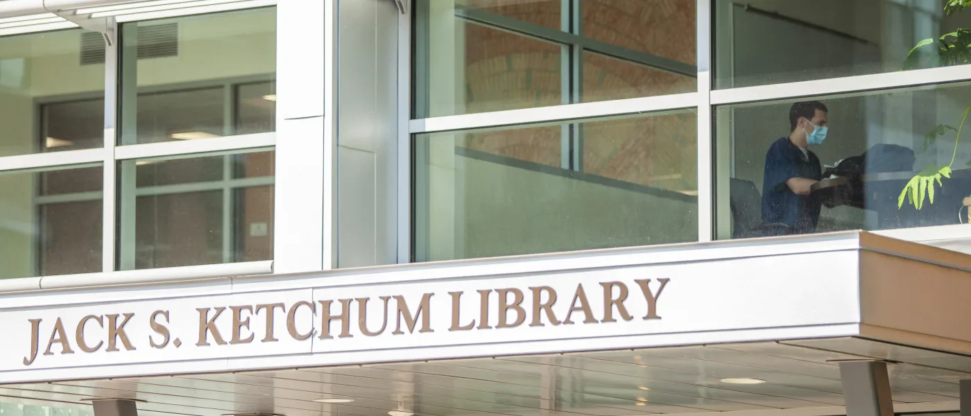 Outside Ketchum Library