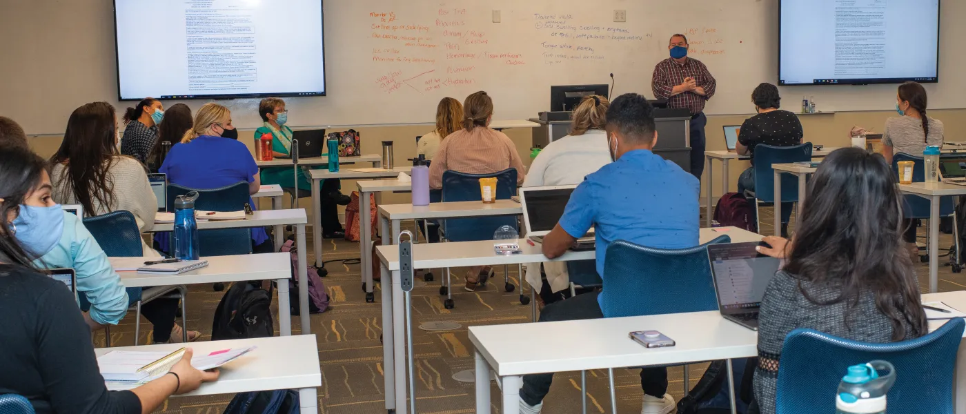 Students in classroom