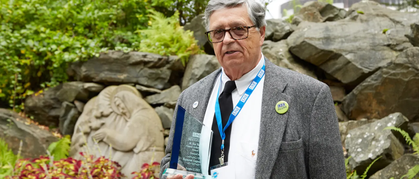 Raymond Gagnon ’70 received the M. Ben Hogan Alumni Achievement Award