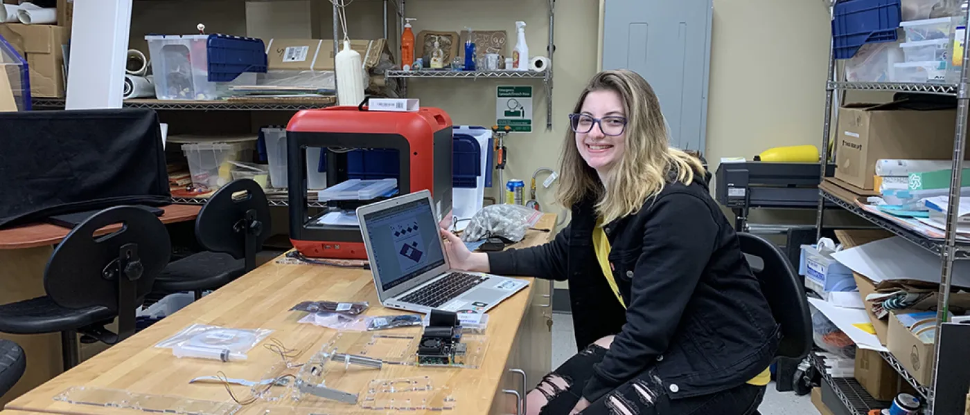 U N E students participate in the Office of Innovation mentorship program