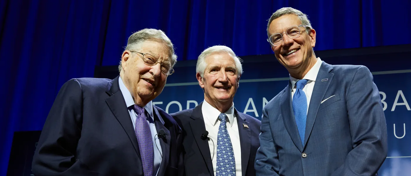 13th UNE Bush Lecture John Sununu Andrew Card James Herbert