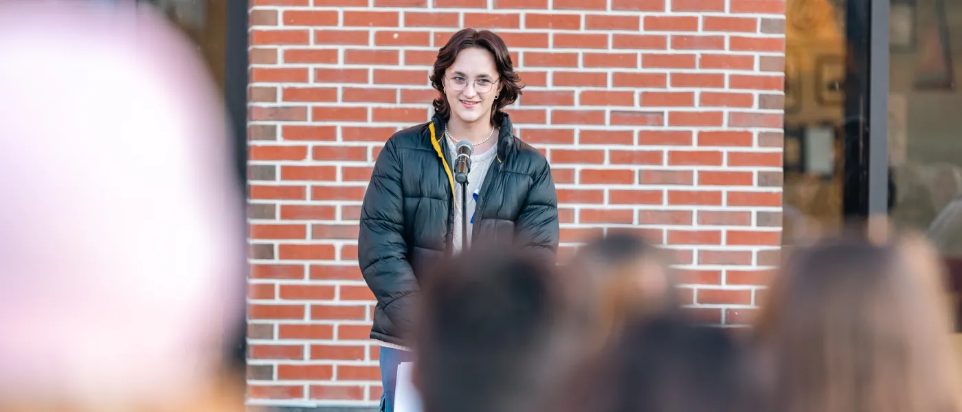 UNE vigil for Lewiston Mass Shooting