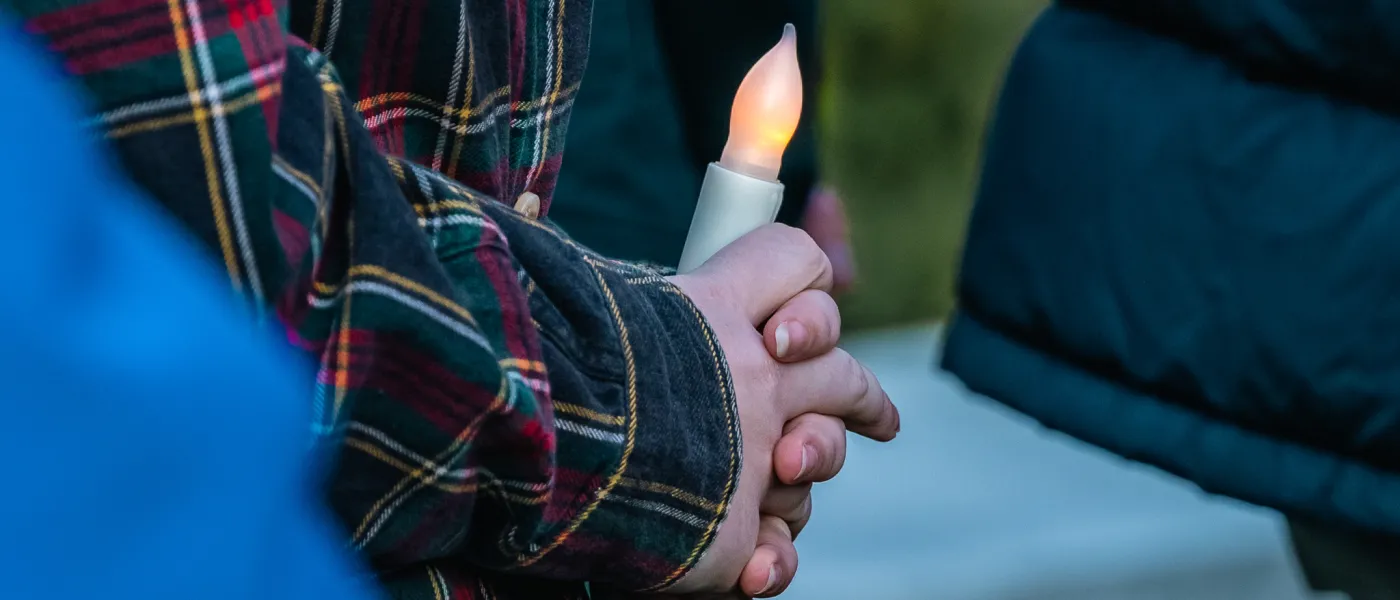 UNE vigil for Lewiston Mass Shooting