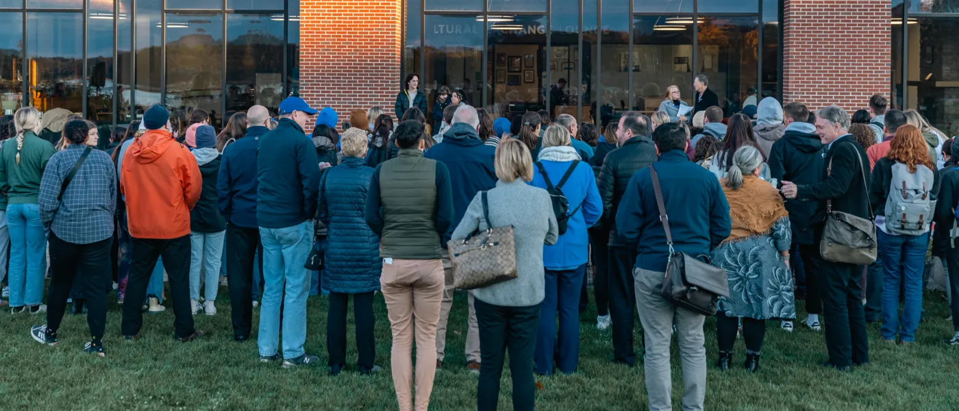 UNE vigil for Lewiston Mass Shooting