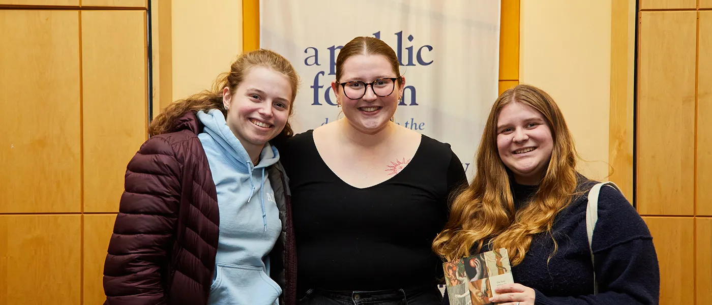 CGH Course Students at a reception in Parker Pavilion