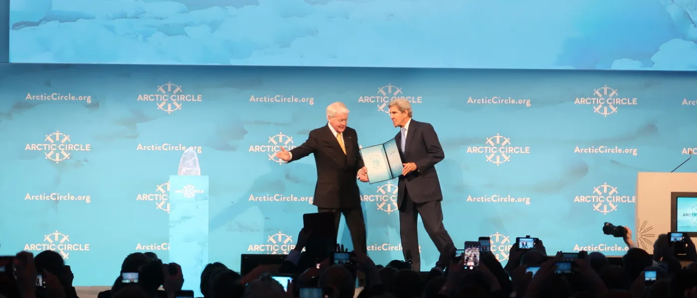 Former U.S. Secretary of State John Kerry receives the 2019 prize for his work on climate change