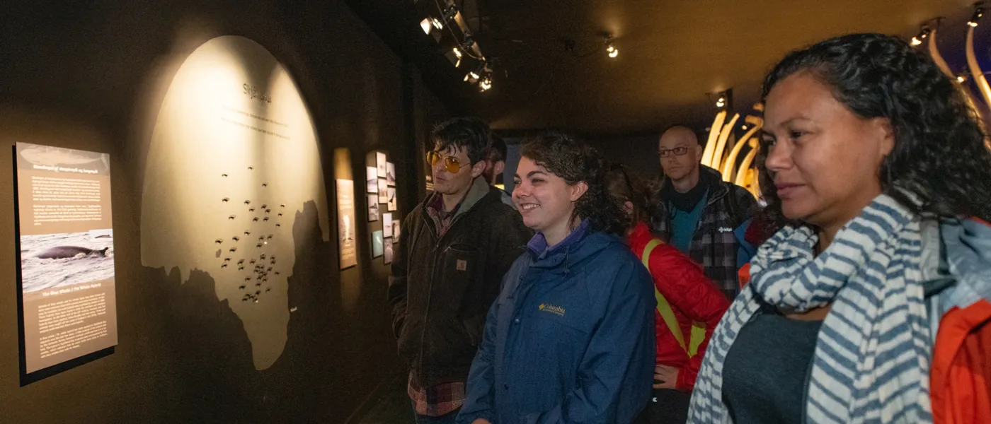 Students learn about the history of aquaculture in Iceland