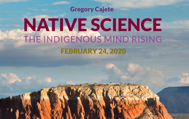 Native Science: The Indigenous Mind Rising event poster