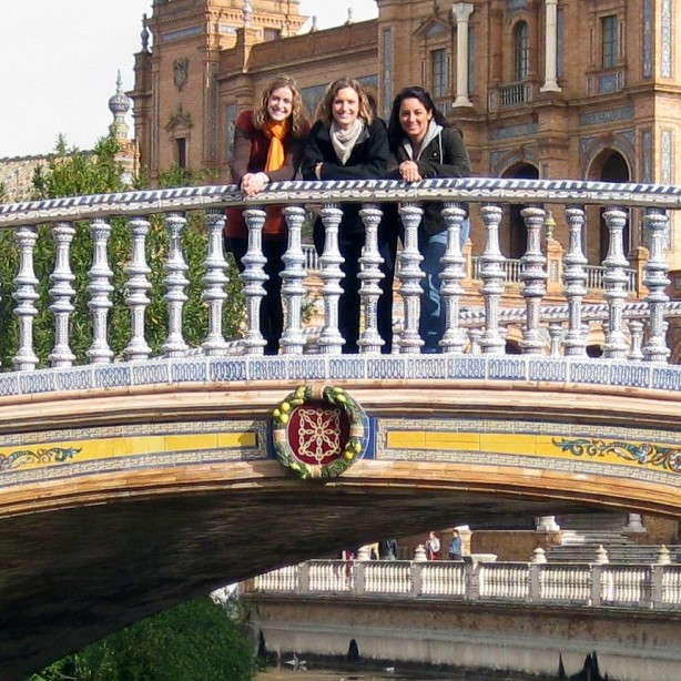 UNE students in Seville Spain