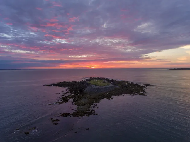 Ram Island at sunset