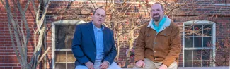 UNE's Chris Bates-Withers and Michael Smith of BU gave a gun-safety seminar this fall.