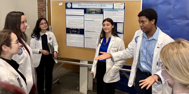 UNE medical school students participate in robust annual fall research symposium 