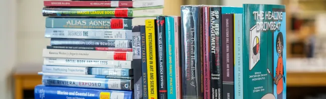 Books from UNE Author Event Hosted by UNE Library Services