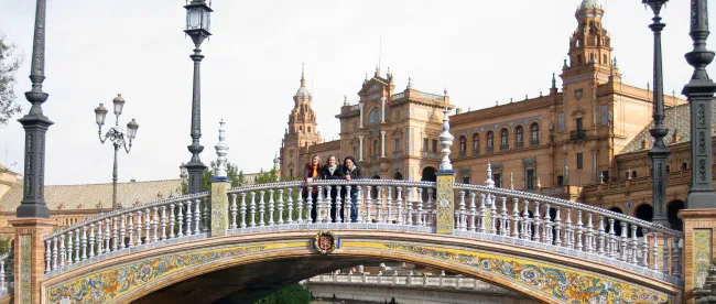 UNE students in Seville Spain