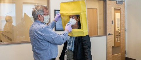 N95 mask fitting