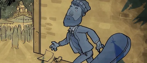 The cover art for An Overnight Low's single, "Gold Star."