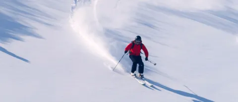 Man skiing 
