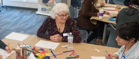 Regula Robnett at a CEAH workshop