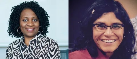 Titilola Balogun and Arduizur Carli Richie-Zavaleta