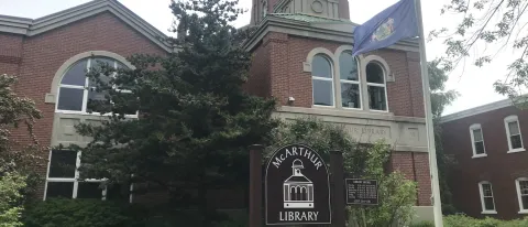 McArthur Library in Biddeford