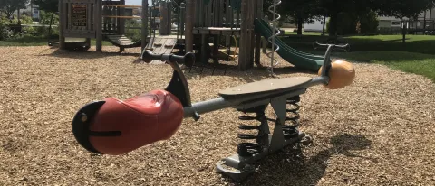 Photo of a children's playground