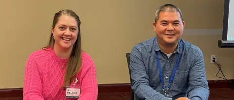 Melanie Caldwell and Toho Soma