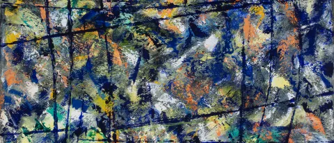 “Morning View” by Dahlia K. Mann. Acrylic. 24”x30.” 