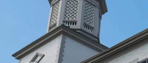 Square image of Alumni Hall on the Portland Campus