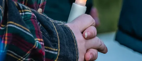 UNE vigil for Lewiston