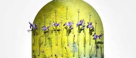 A mixed-media art piece