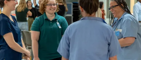 UNE students talk to jail residents