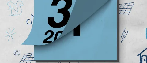 A graphic of a calendar surrounded by various hand-drawn icons